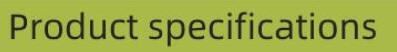 product specifications